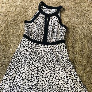 Black and white dress